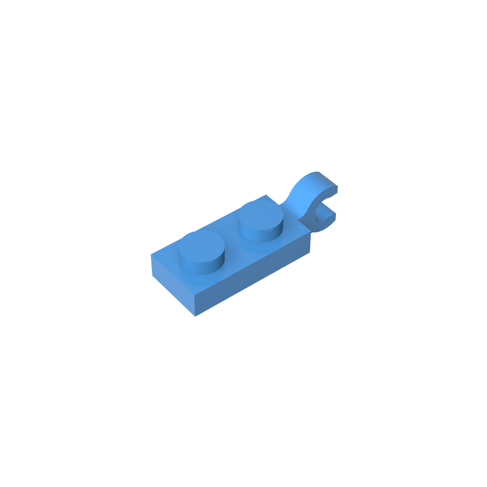 Placa Especial 1 x 2 con Clip Horizontal en el Extremo-MyGobricksEs