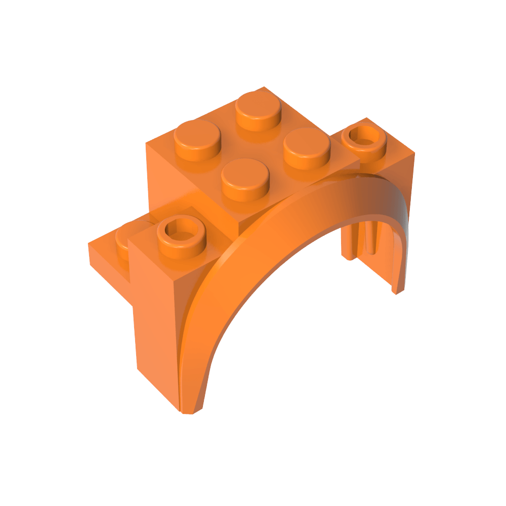 Paso de rueda, guardabarros 4 x 2 1/2 x 2 1/3-MyGobricksEs