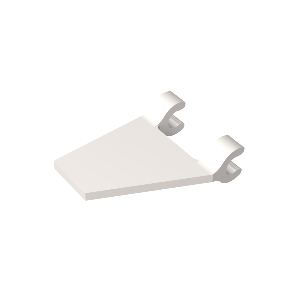 Bandera trapezoidal 2 x 2 con 2 clips [clips en U gruesos]-MyGobricksEs
