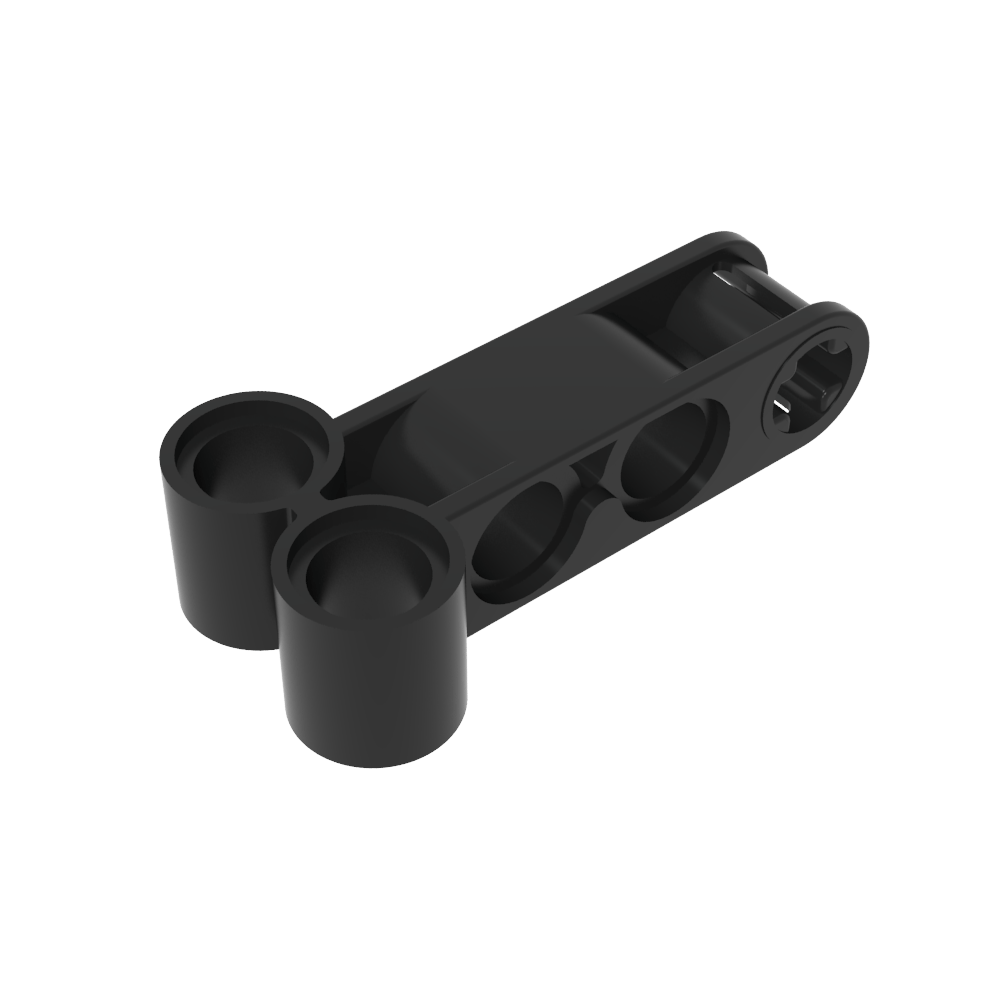 Conector de eje y pasador Technic perpendicular doble 4L 98989-MyGobricksEs