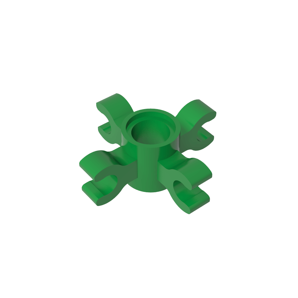 Conector Technic Pin Redondo con 4 Clips-MyGobricksEs