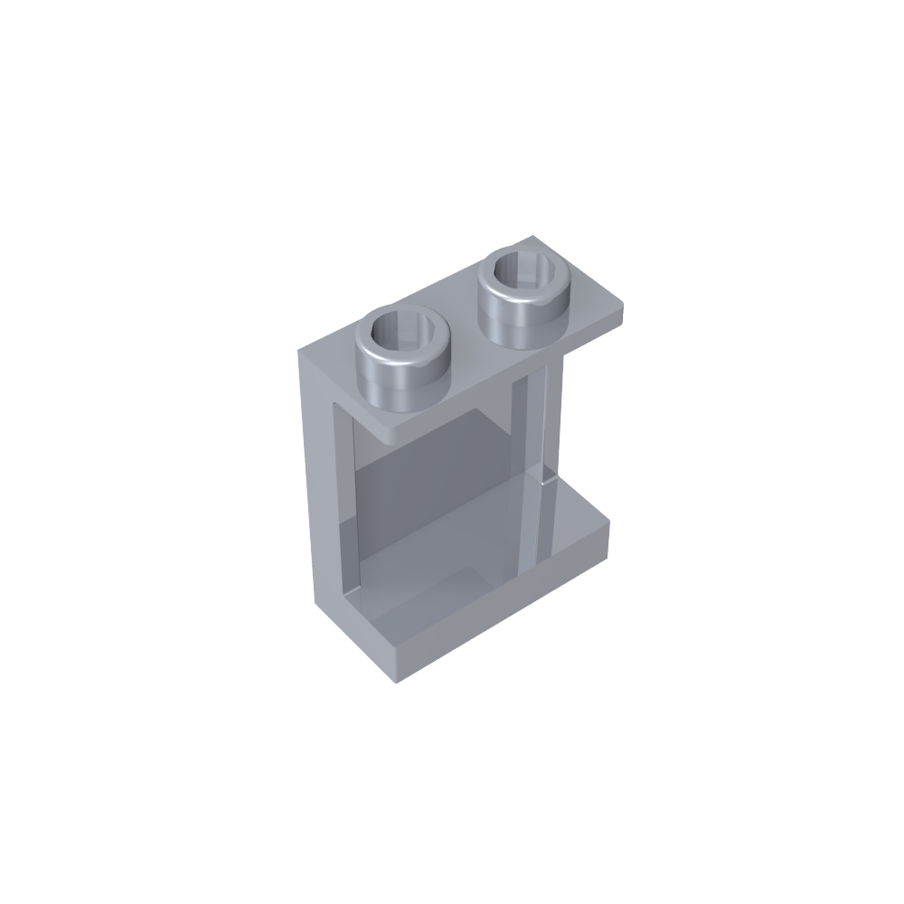 Panel 1 x 2 x 2 [Soportes laterales / Montantes huecos]-MyGobricksEs
