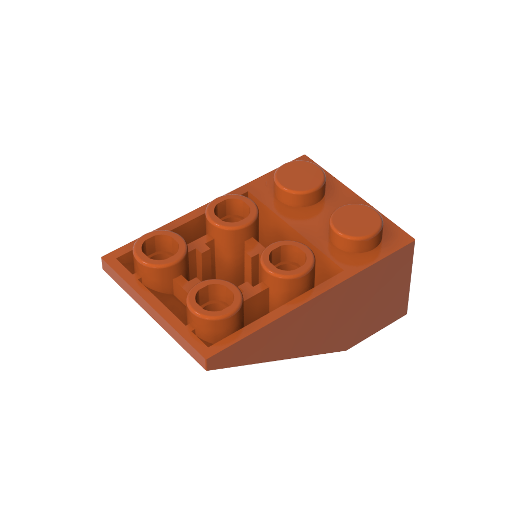 Pendiente invertida 33° 3 x 2 [Sin conexiones entre montantes]-MyGobricksEs