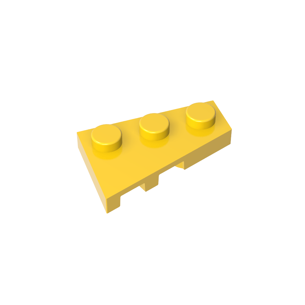 Placa de cuña 3 x 2 derecha-MyGobricksEs