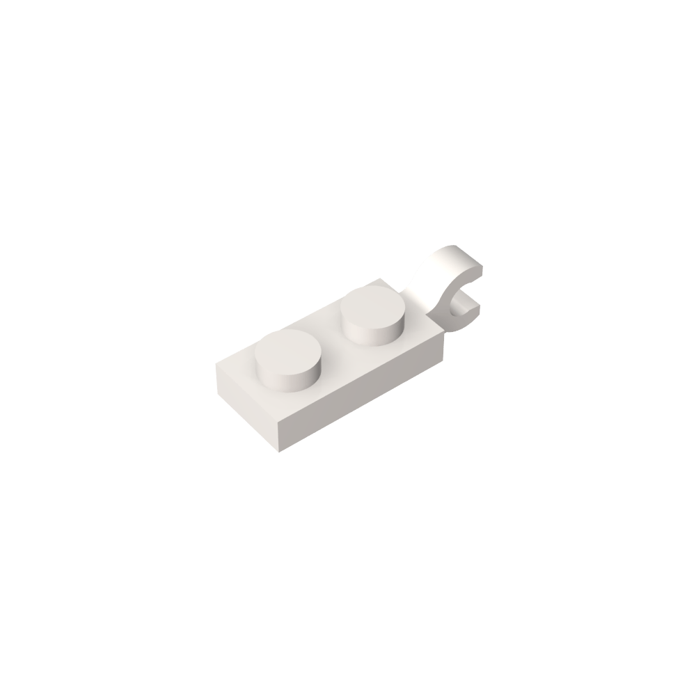 Placa Especial 1 x 2 con Clip Horizontal en el Extremo-MyGobricksEs