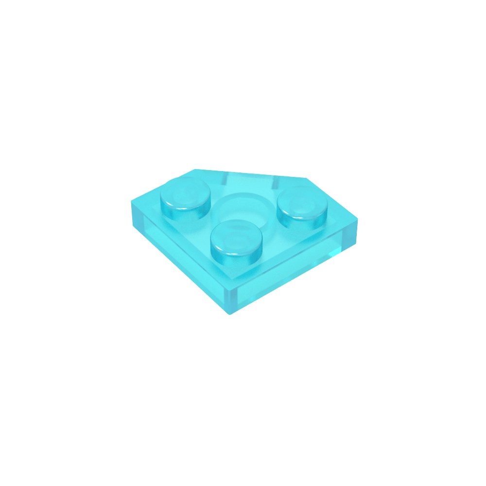 Placa de cuña de 2 x 2 con esquinas cortadas-MyGobricksEs