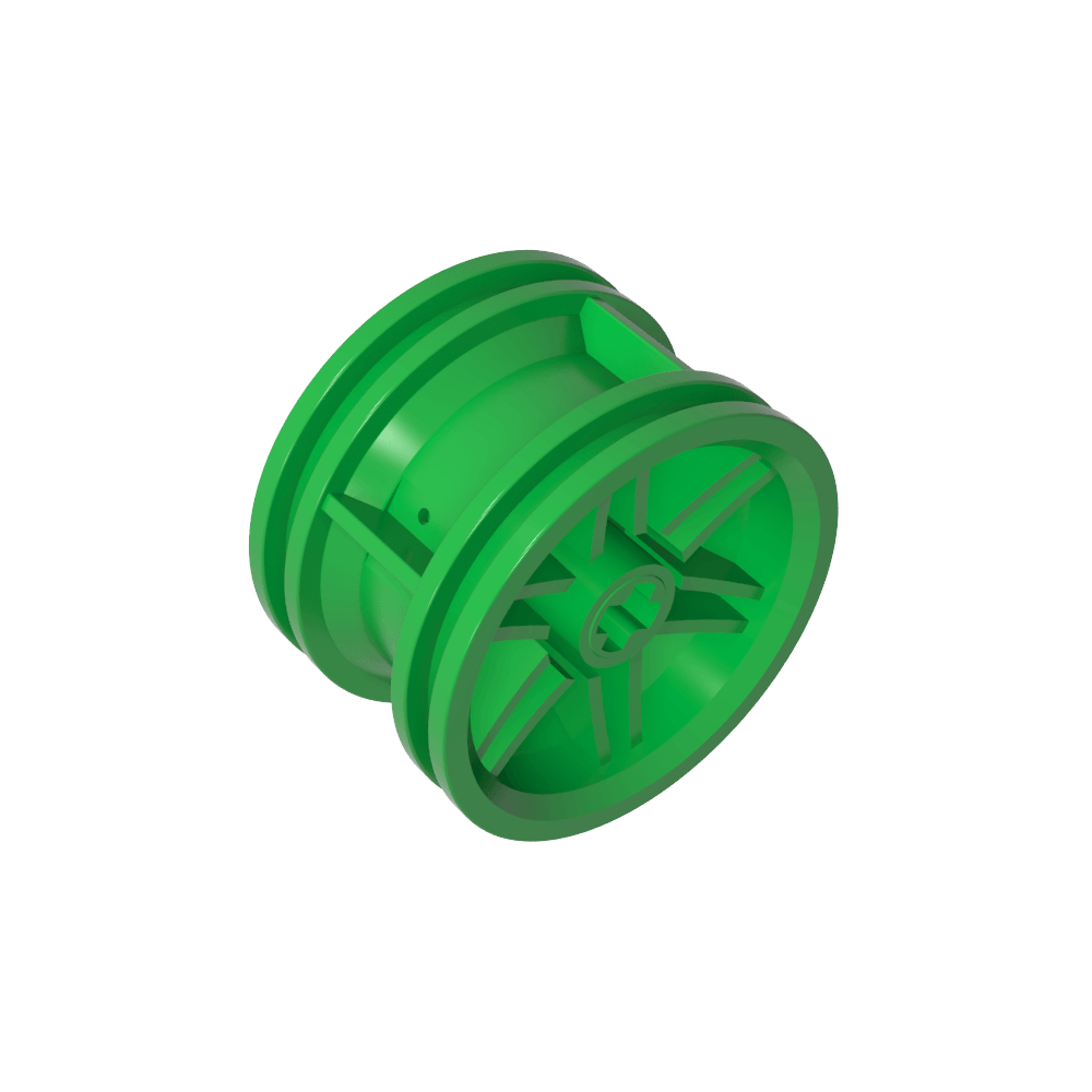 Rueda 30,4 x 20 sin agujeros, con llanta reforzada-MyGobricksEs