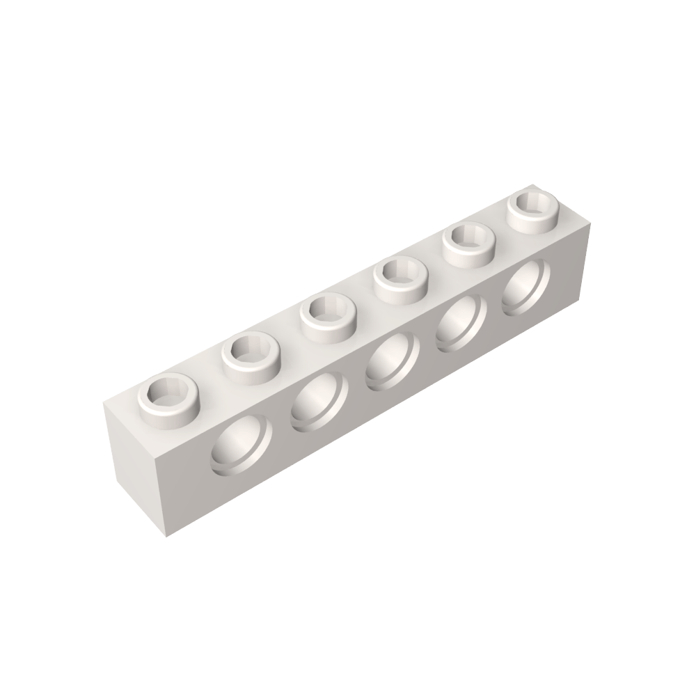 Ladrillo técnico 1 x 6 [5 agujeros]-MyGobricksEs
