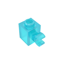 Ladrillo Especial 1 x 1 con Clip Horizontal-MyGobricksEs