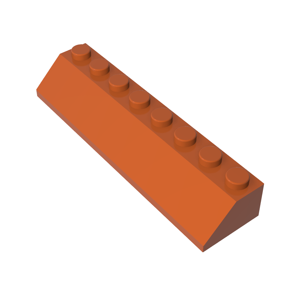 Pendiente 45° 2 x 8-MyGobricksEs