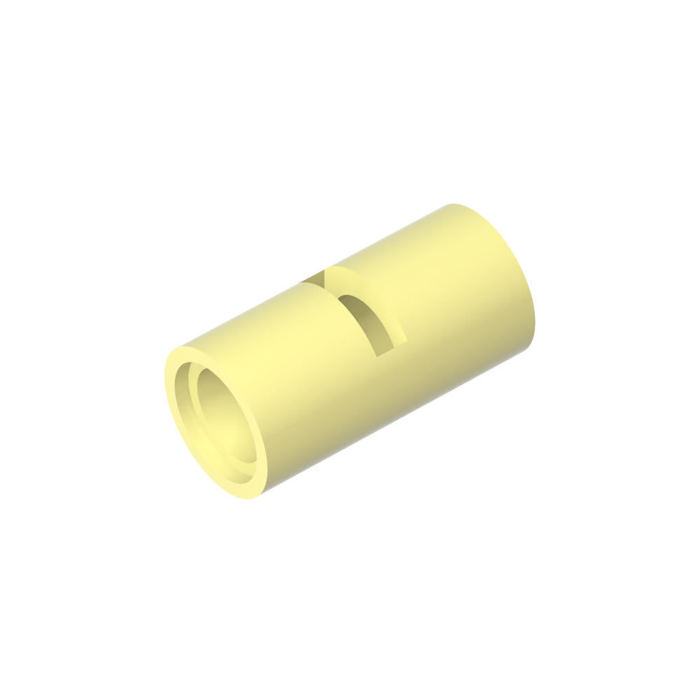 Conector de clavija Technic redondo [ranurado]-MyGobricksEs