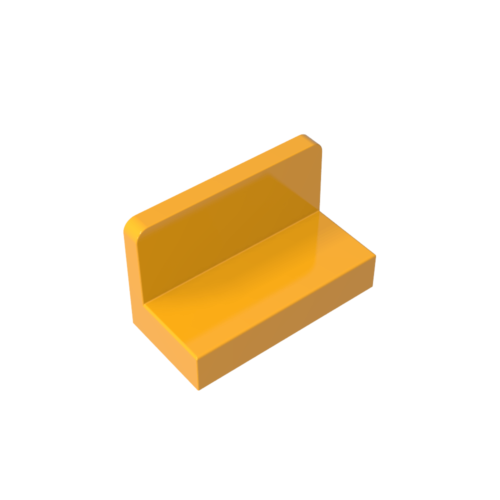 Panel 1 x 2 x 1 [Esquinas cuadradas]-MyGobricksEs