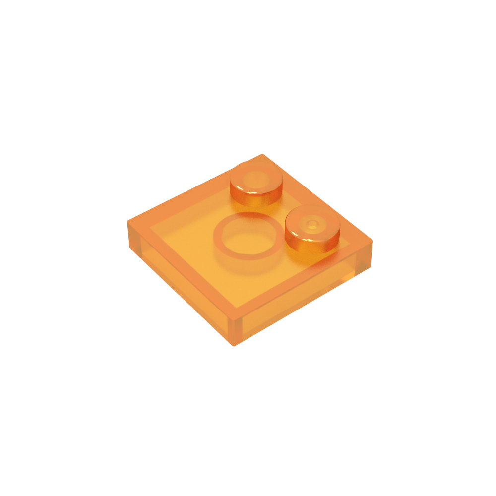 Placa Especial 2 x 2 con Solo 2 tacos-MyGobricksEs