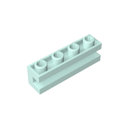 Ladrillo Especial 1 x 4 con Ranura-MyGobricksEs