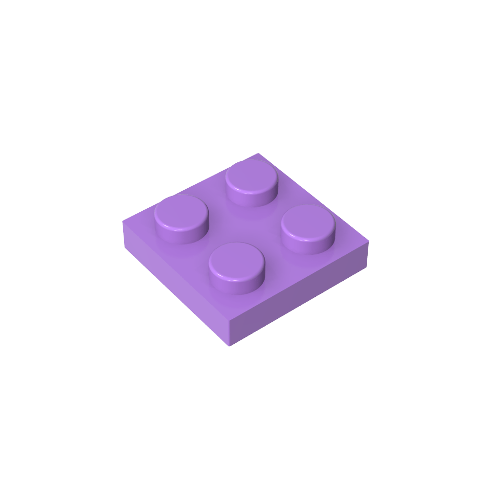 Placa 2 x 2-MyGobricksEs