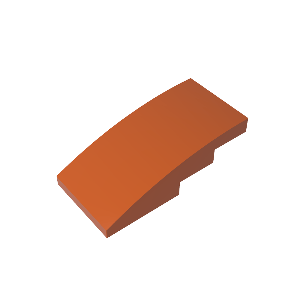 Pendiente curva 4 x 2 sin montantes-MyGobricksEs