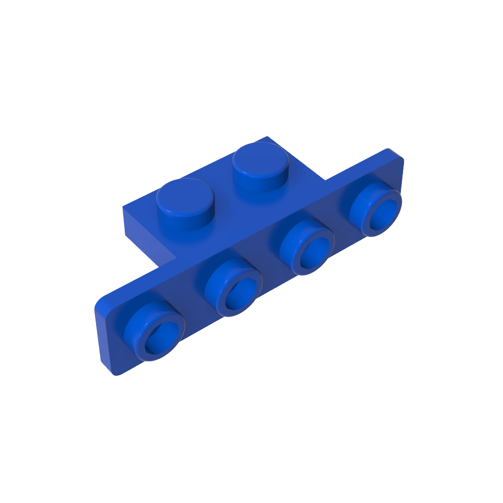 Soporte 1 x 2 - 1 x 4 [Esquinas redondeadas]-MyGobricksEs