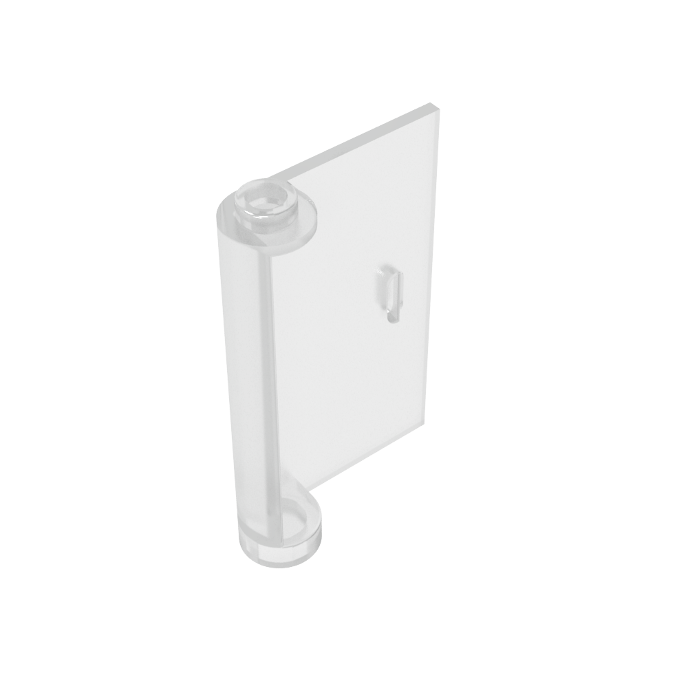 Puerta 1 x 3 x 4 derecha - Apertura entre bisagra superior e inferior-MyGobricksEs