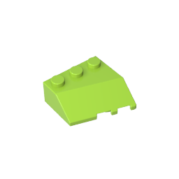 Cuña 3 x 3 inclinada a la izquierda-MyGobricksEs