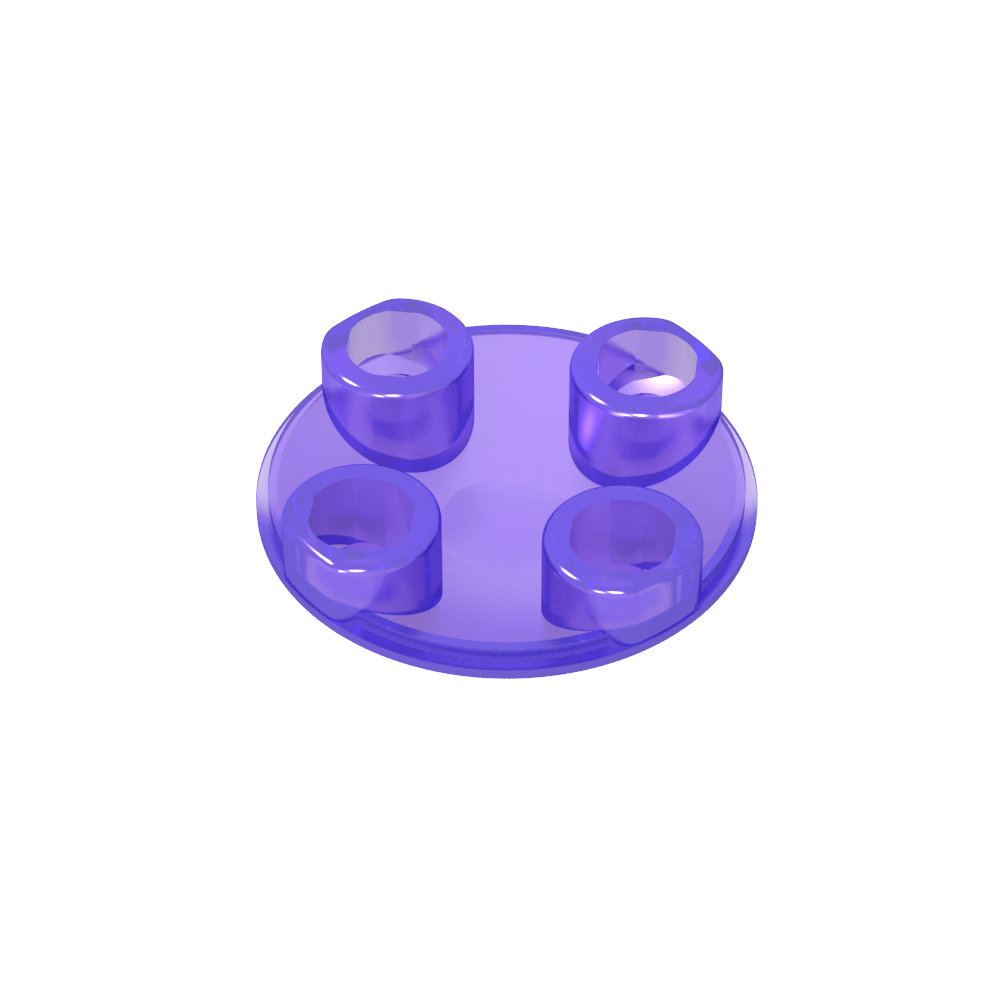 Plato redondo 2 x 2 con fondo redondeado [Boat Stud]-MyGobricksEs