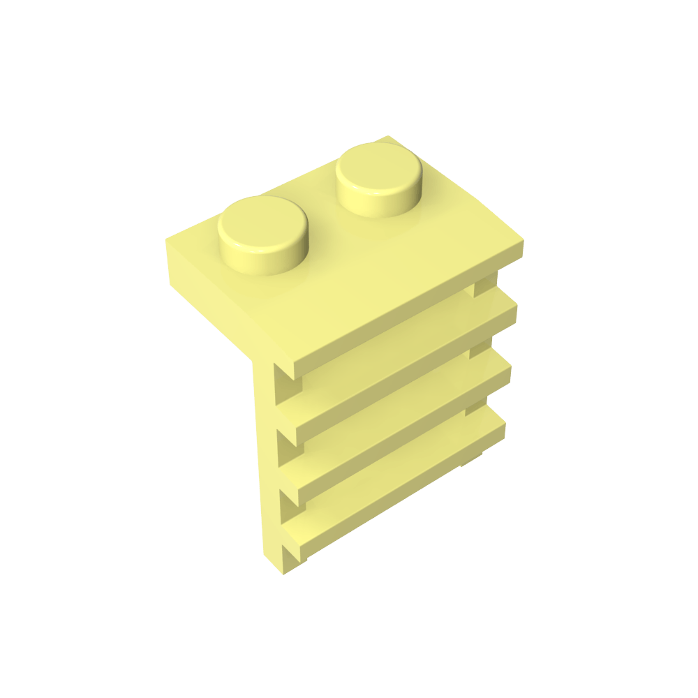 Placa Especial 1 x 2 con Escalera-MyGobricksEs