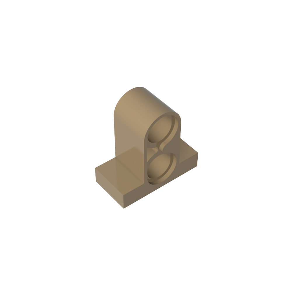 Placa de conector Technic Pin 1 x 2 x 1 2/3 [Dos orificios en la parte superior]-MyGobricksEs
