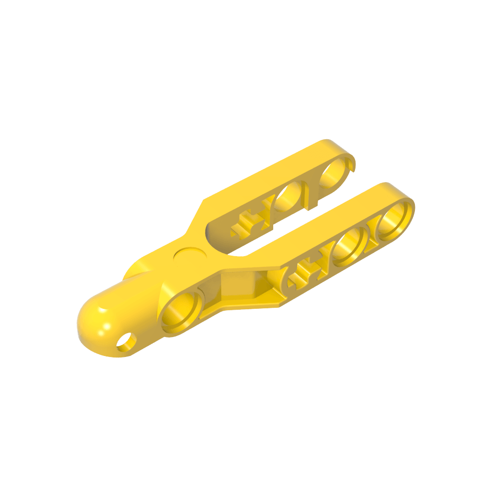 Technic, Brazo de dirección 5,5 x 2 con zócalo de bola de remolque redondeado, biselado-MyGobricksEs