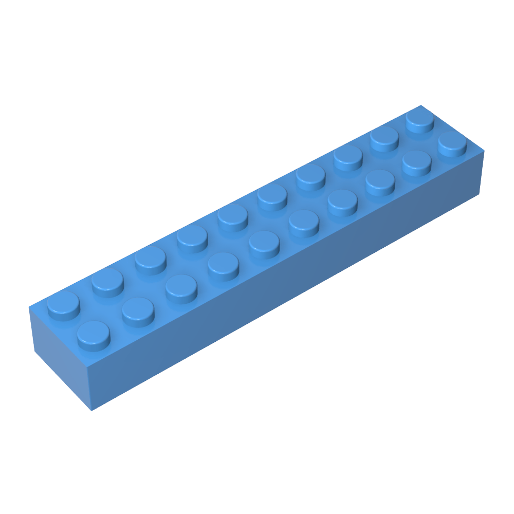 Ladrillo 2 x 10-MyGobricksEs