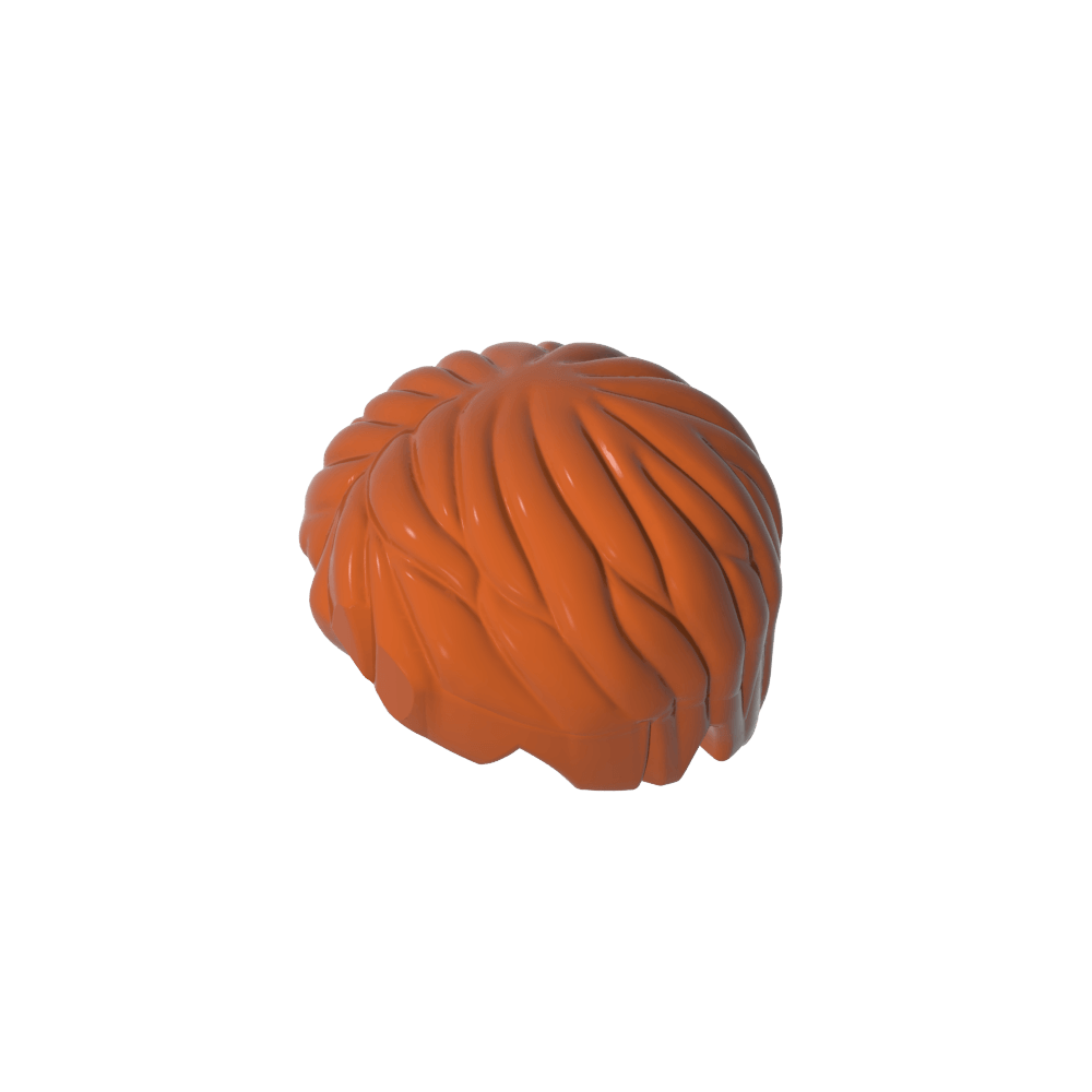 Figura Cabello Corto, Despeinado con Raya Lateral-MyGobricksEs