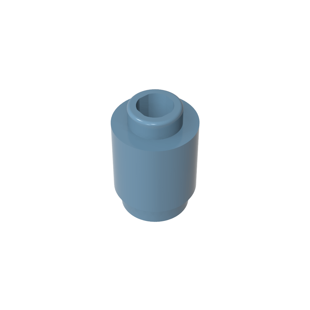 Ladrillo redondo 1 x 1 perno abierto-MyGobricksEs