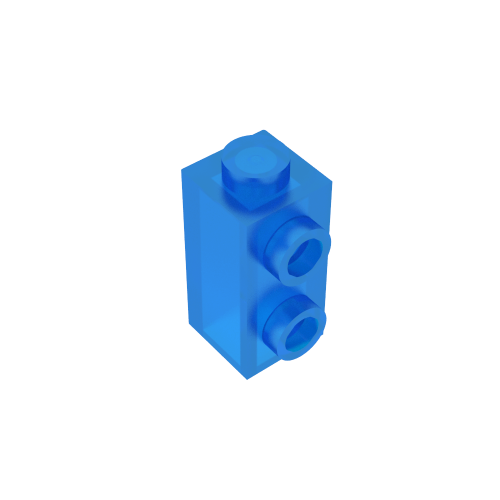 Ladrillo especial 1 x 1 x 1 2/3 con montantes en 1 lado-MyGobricksEs