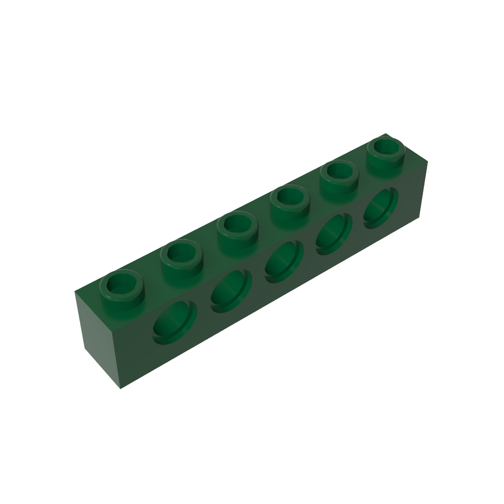 Ladrillo técnico 1 x 6 [5 agujeros]-MyGobricksEs