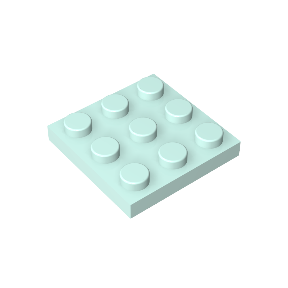 Placa 3 x 3-MyGobricksEs