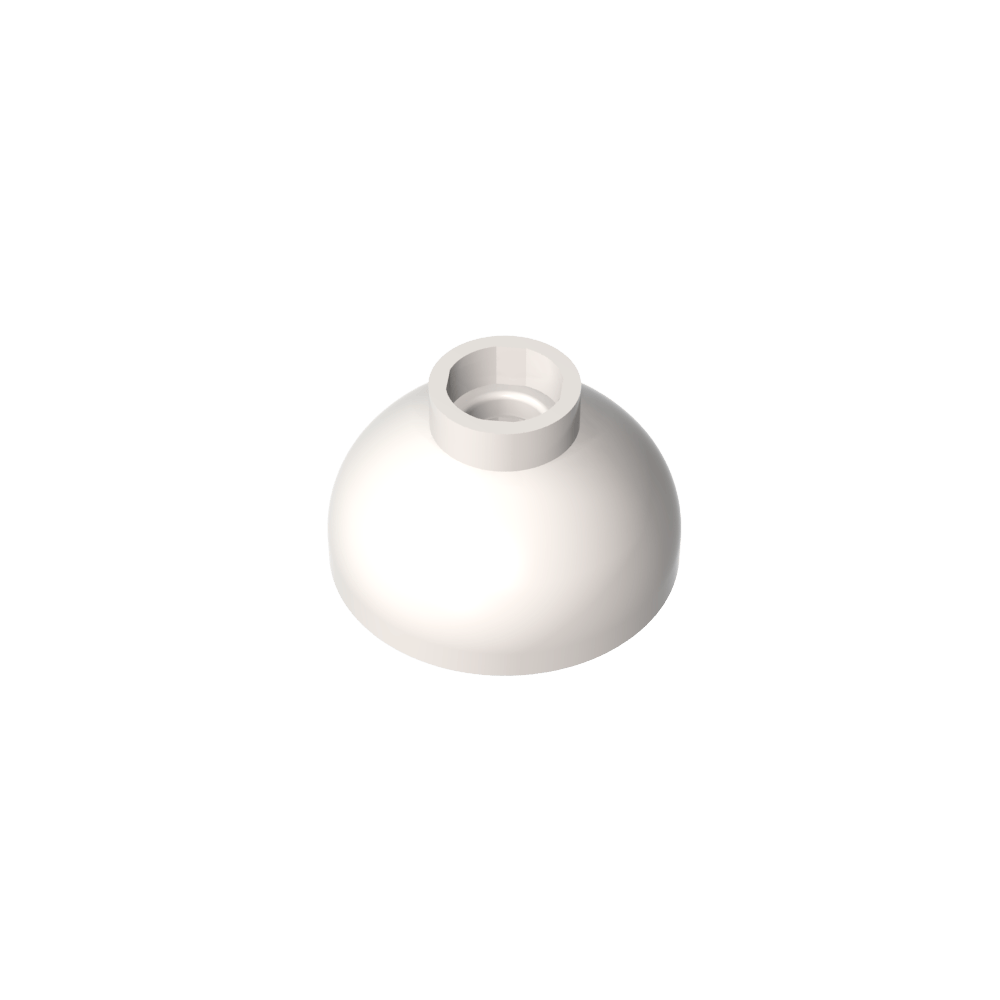 Ladrillo redondo de 2 x 2 pulgadas con base de cúpula [montante abierto]-MyGobricksEs