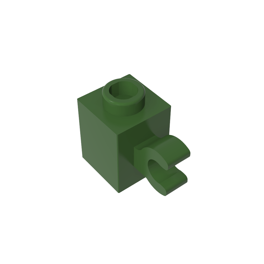 Ladrillo Especial 1 x 1 con Clip Horizontal-MyGobricksEs