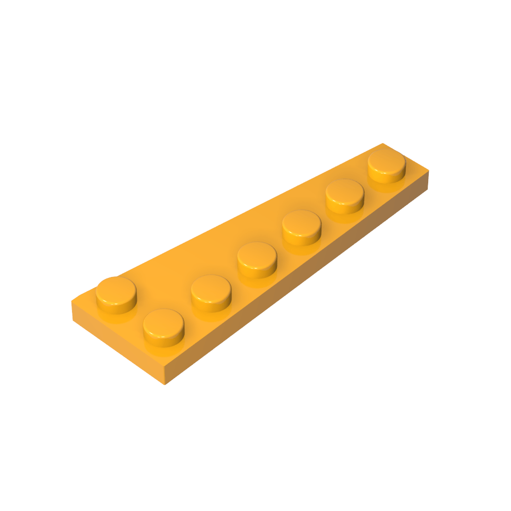 Placa de cuña 6 x 2 izquierda-MyGobricksEs