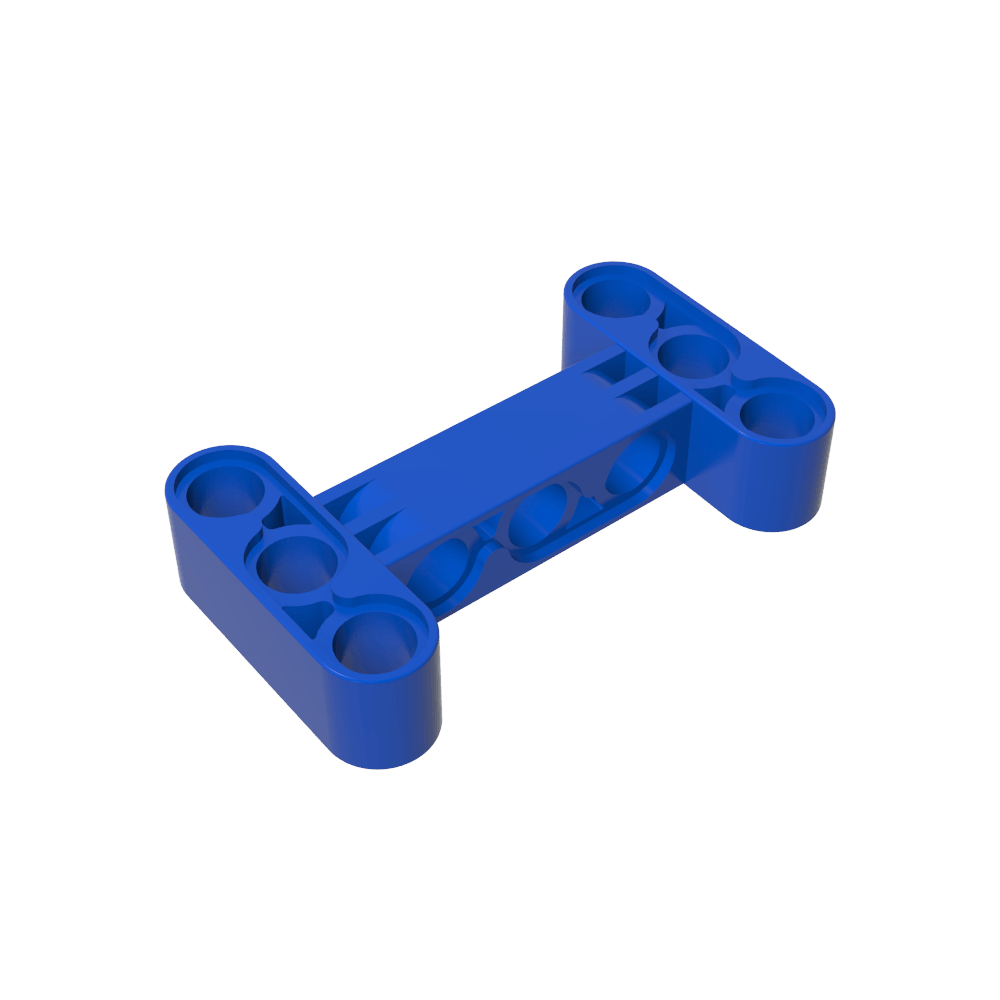 Viga técnica de 3 x 5 de espesor [orificios de viga central desplazados a 90°]-MyGobricksEs