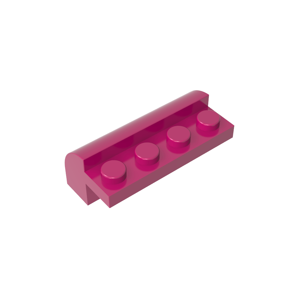 Ladrillo curvo 2 x 4 x 1 1/3 con parte superior curva-MyGobricksEs