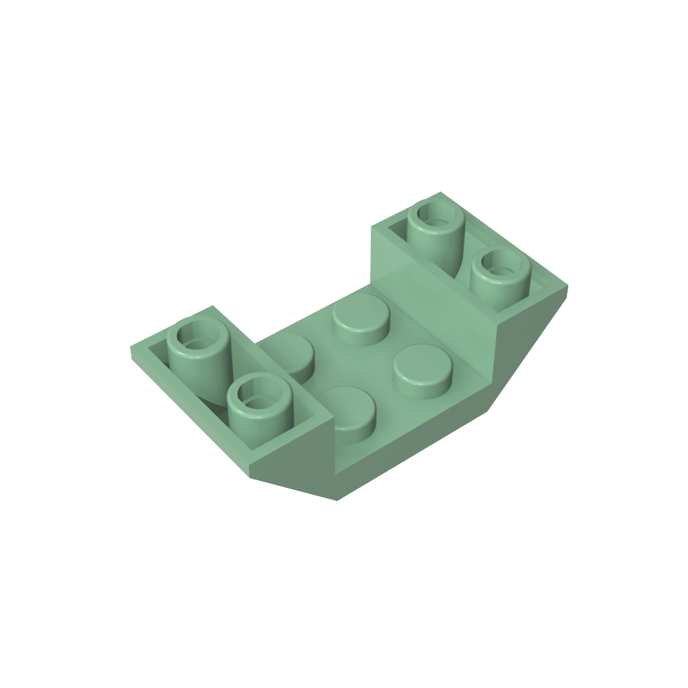 Pendiente Invertida 45° 4 x 2 Doble-MyGobricksEs
