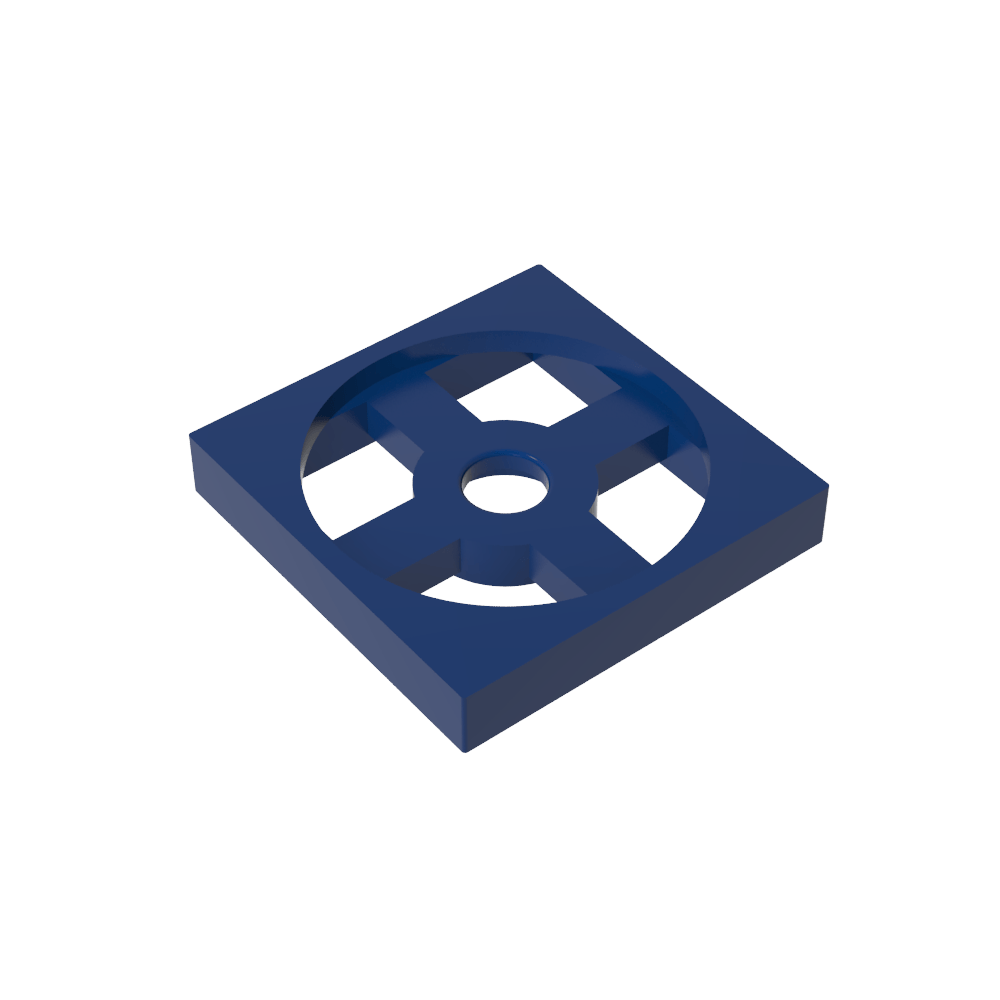 Plato Giratorio 2 x 2 Placa, Base-MyGobricksEs