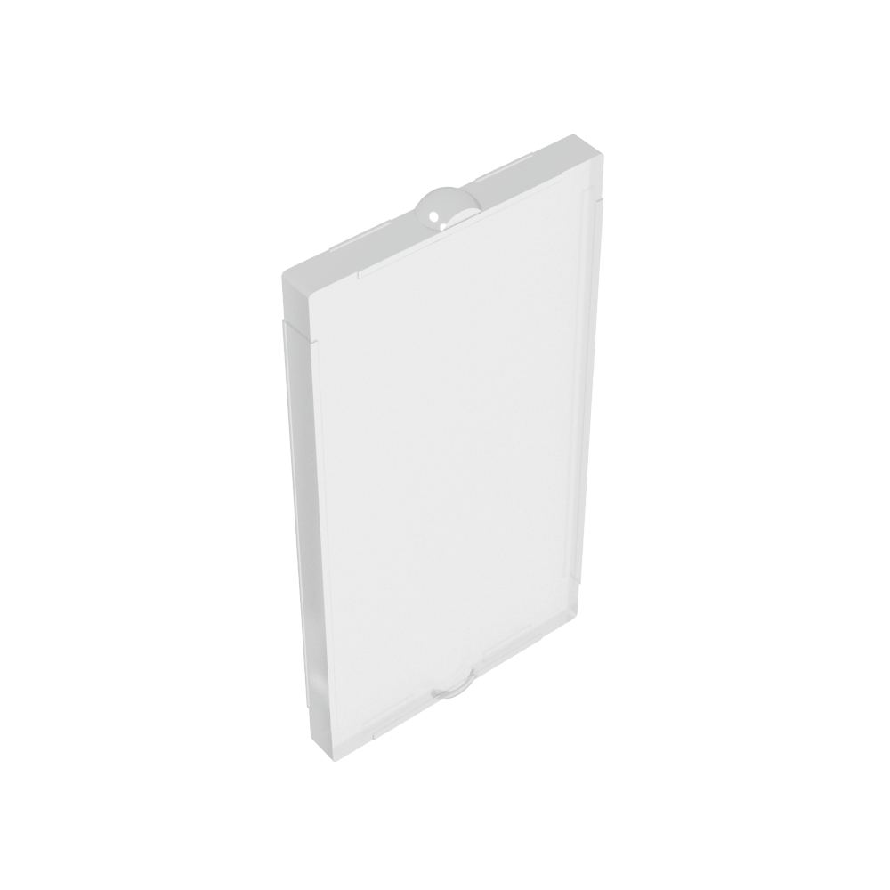 Vidrio para ventana 1 x 2 x 3 Frente plano-MyGobricksEs