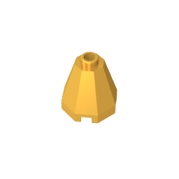 Cono 2 x 2 x 1 2/3 Octogonal, Stud Abierto-MyGobricksEs