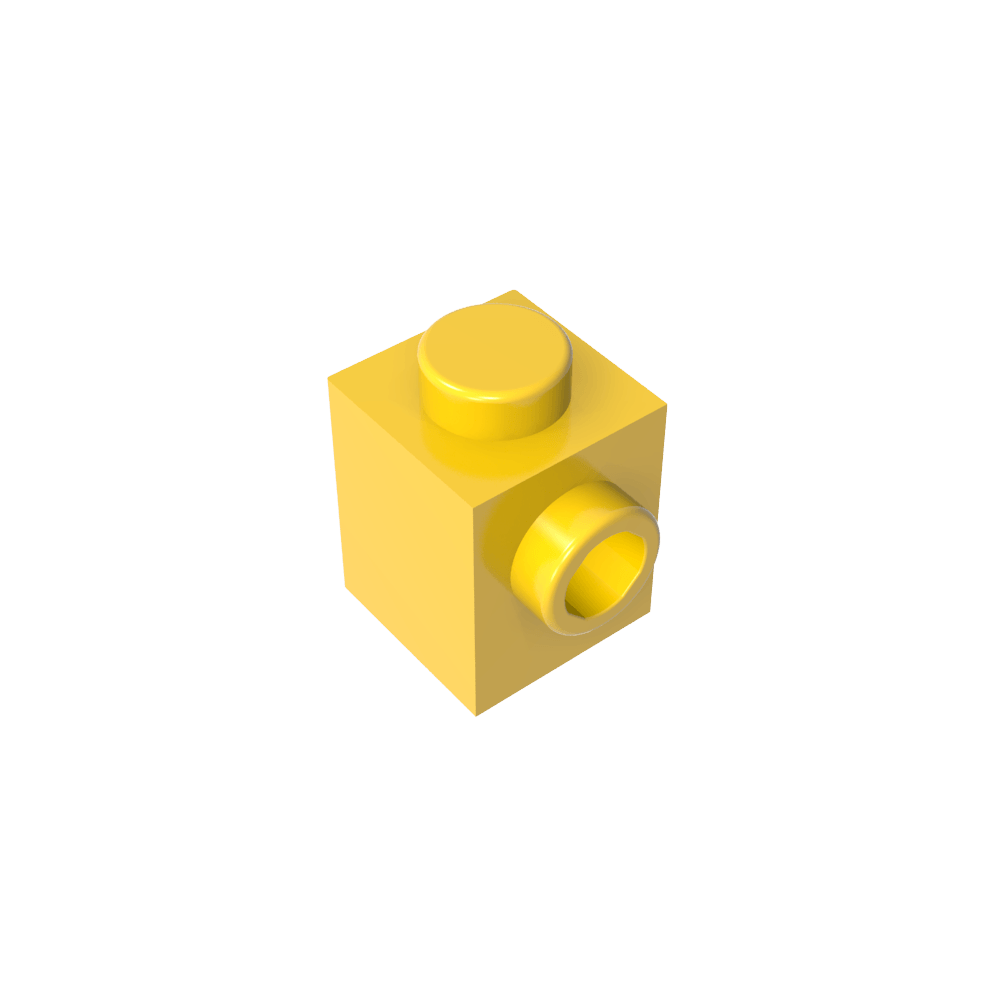 Ladrillo especial 1 x 1 con perno en 1 lado-MyGobricksEs