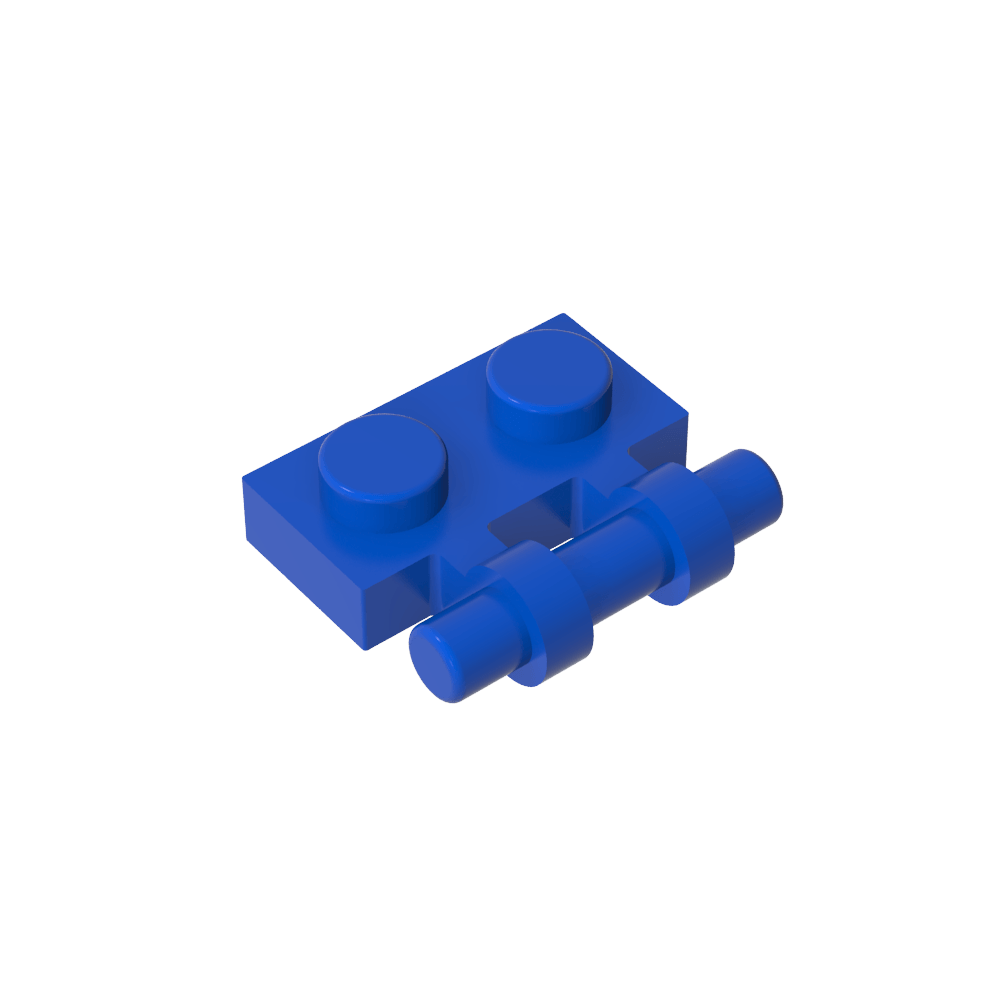 Placa especial 1 x 2 asas laterales [extremos libres]-MyGobricksEs