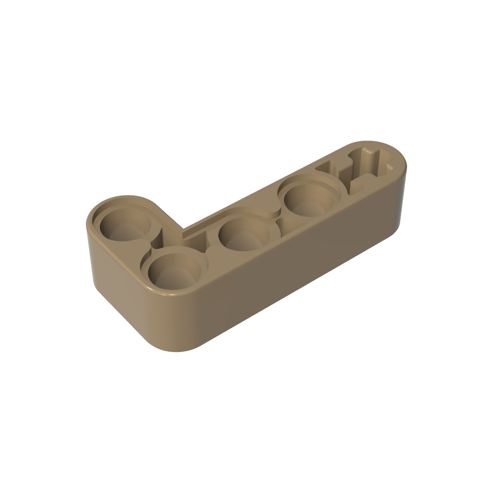 Viga técnica 2 x 4 en forma de L gruesa-MyGobricksEs