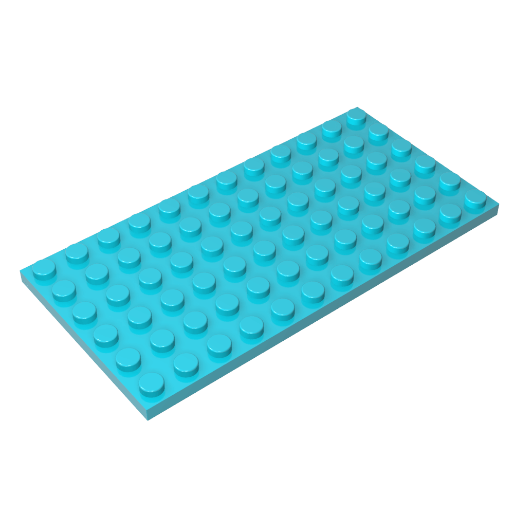Placa 6 x 12-MyGobricksEs