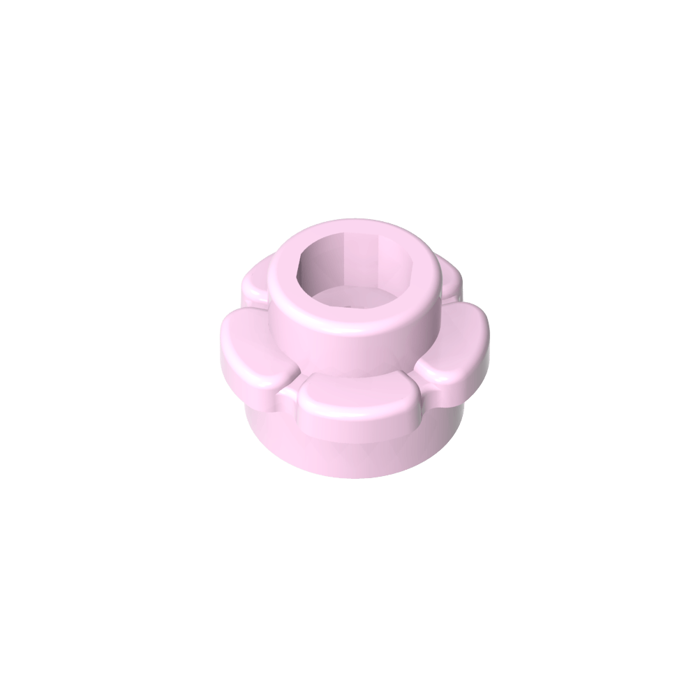 Planta, Flor, Plato Redondo 1 x 1 con 5 Pétalos-MyGobricksEs