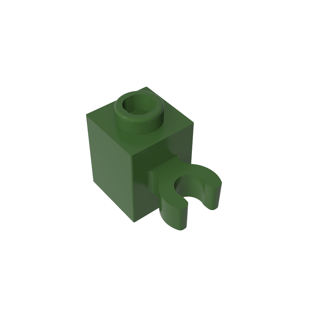 Ladrillo Especial 1 x 1 con Clip Vertical [Clip O Abierto, Perno Hueco]-MyGobricksEs