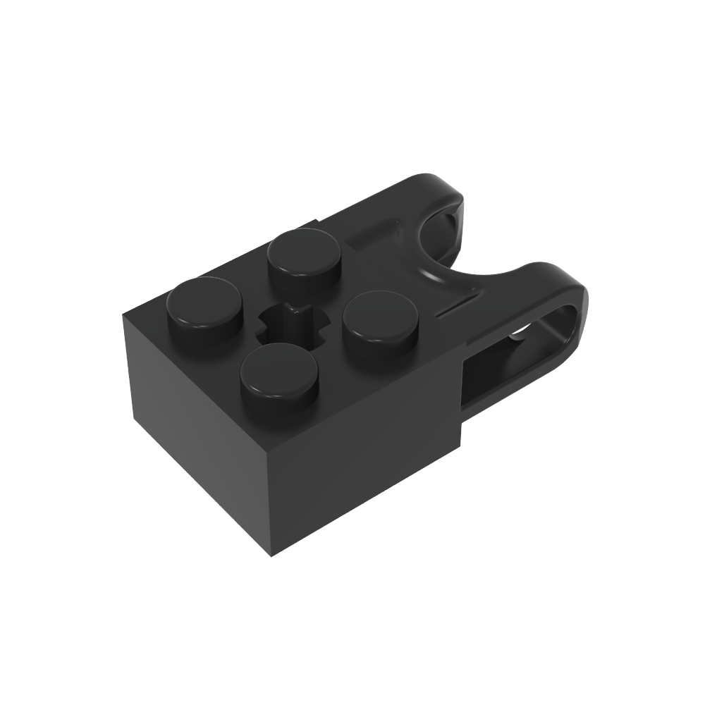 Technic Brick Special 2 x 2 con receptáculo de bola ancho y orificio para eje-MyGobricksEs
