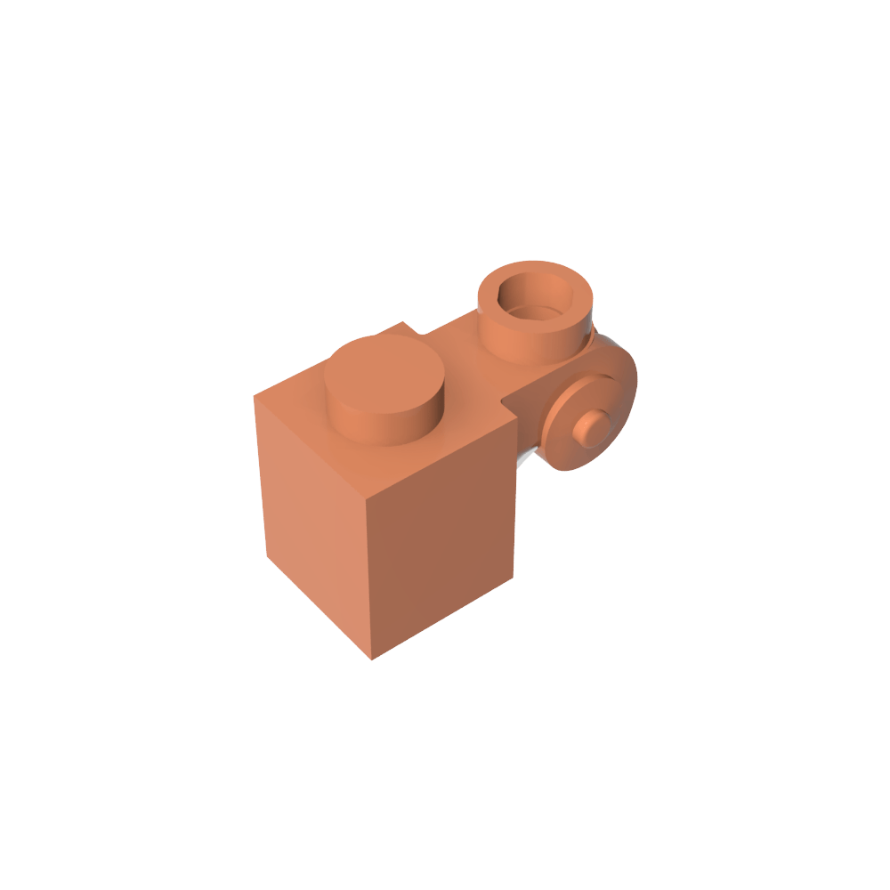 Ladrillo Especial 1 x 1 con Pergamino con Perno Abierto-MyGobricksEs